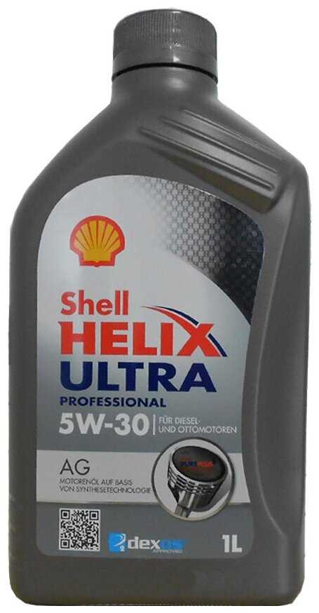 Синтетическое моторное масло SHELL Helix Ultra Professional AG 5W-30 фотография 1