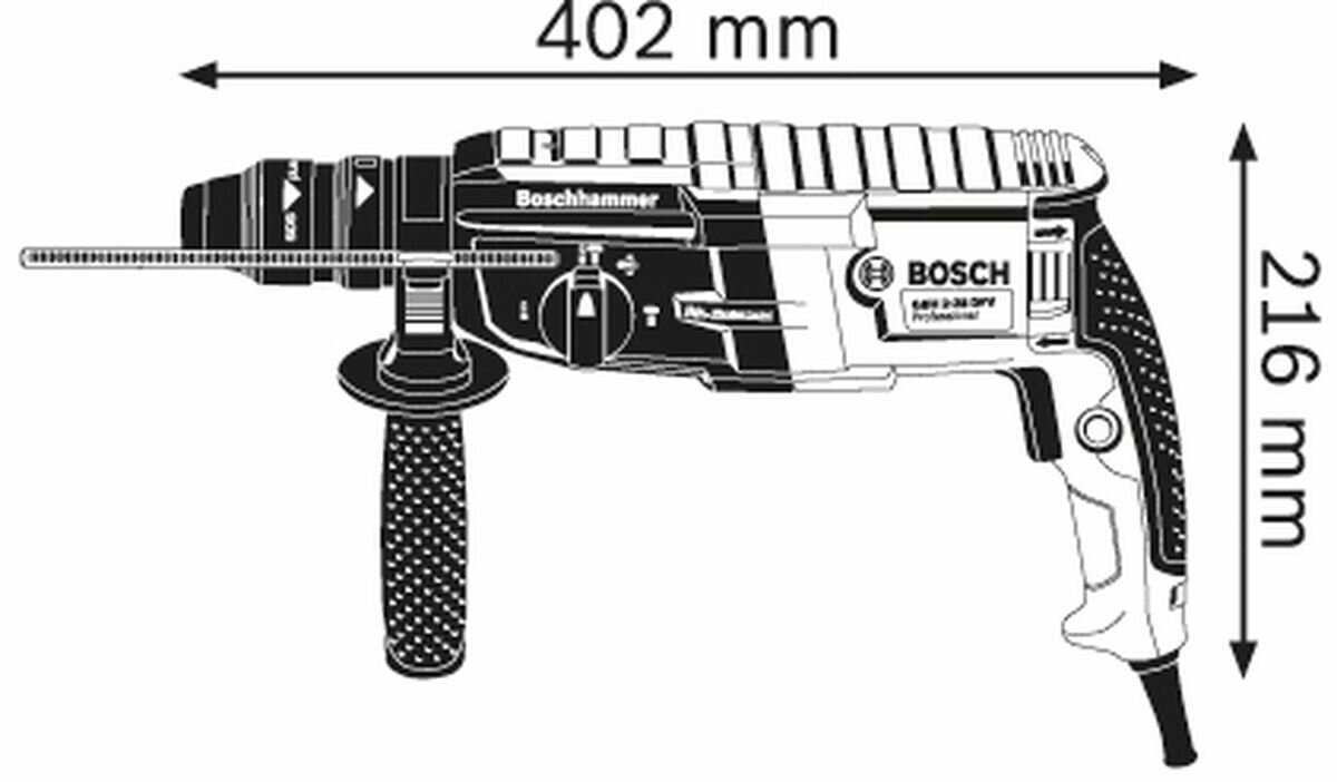 Перфоратор BOSCH GBH 2-28 F (0.611.267.600) фотография 8