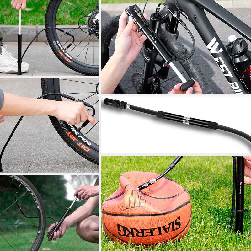 Насос для велосипеда West Biking Насос для велосипеда ручной фотография 6