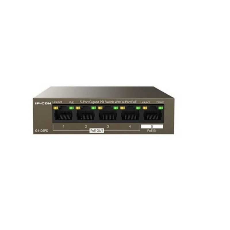 Коммутатор TENDA G1105PD (5 портов Ethernet 10/100/1000 Мбит/сек, 4xPoE IEEE 802.3af 15.4W) (G1105PD) фотография 3