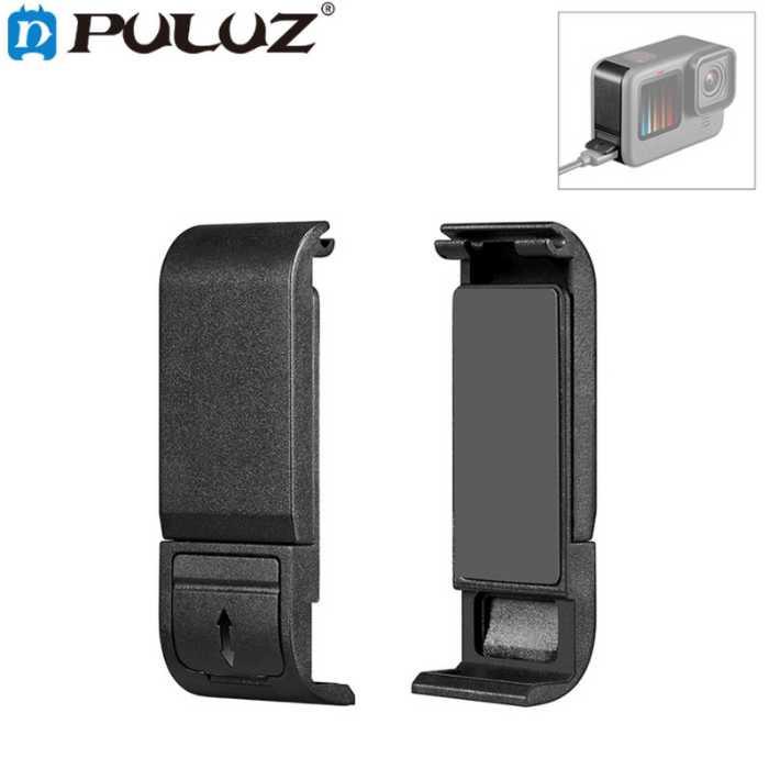 Боковая крышка отсека аккумулятора Puluz с отверстием для зарядки GoPro Hero 9 / 10 / 11 / 12 фотография 5