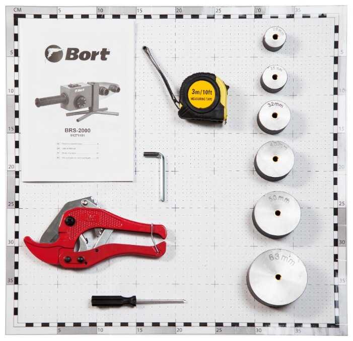 Аппарат для раструбной сварки Bort BRS-2000 фотография 6
