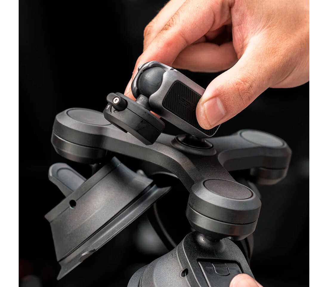 Держатель с присосками Pgytech Three-Arm Suction Mount фотография 8