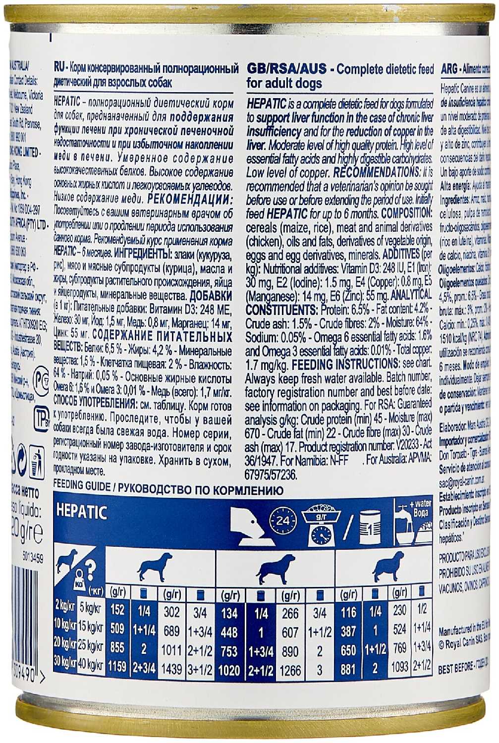 Корм для собак Royal Canin Hepatic фотография 3