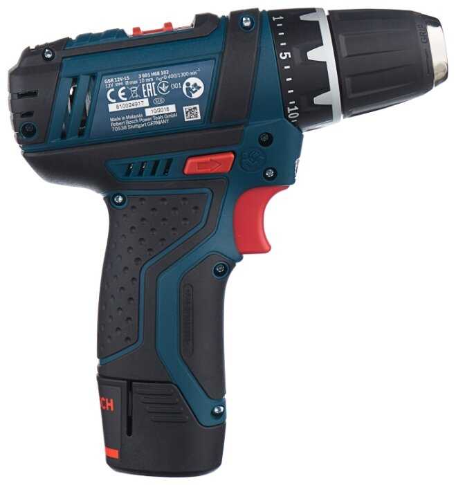 Аккумуляторная дрель-шуруповерт BOSCH GSR 12V-15 601.868.122 фотография 3