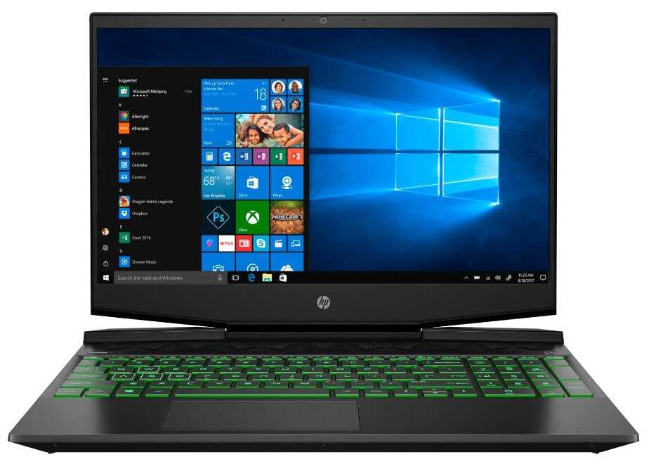 Ноутбук HP PAVILION 15-dk0105ur (1920x1080, Intel Core i5, RAM 8 ГБ, SSD 256 ГБ, GeForce GTX 1650, Win10 Home)