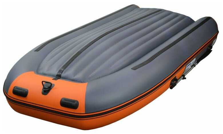 Boatsman НДНД лодка BT380A графитово-оранжевый фотография 2