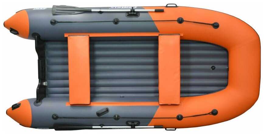 Boatsman НДНД лодка BT380A графитово-оранжевый фотография 3