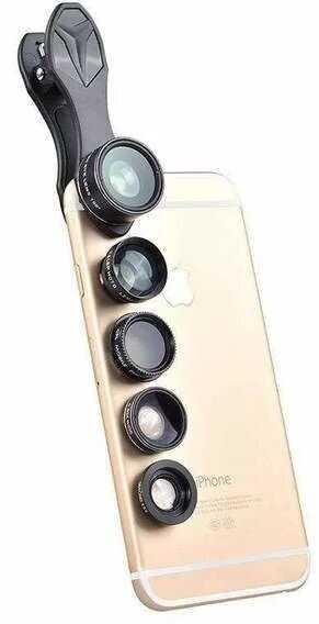 Комплект объективов Apexel 5-in-1 DG5H (APL-DG5H) фотография 8