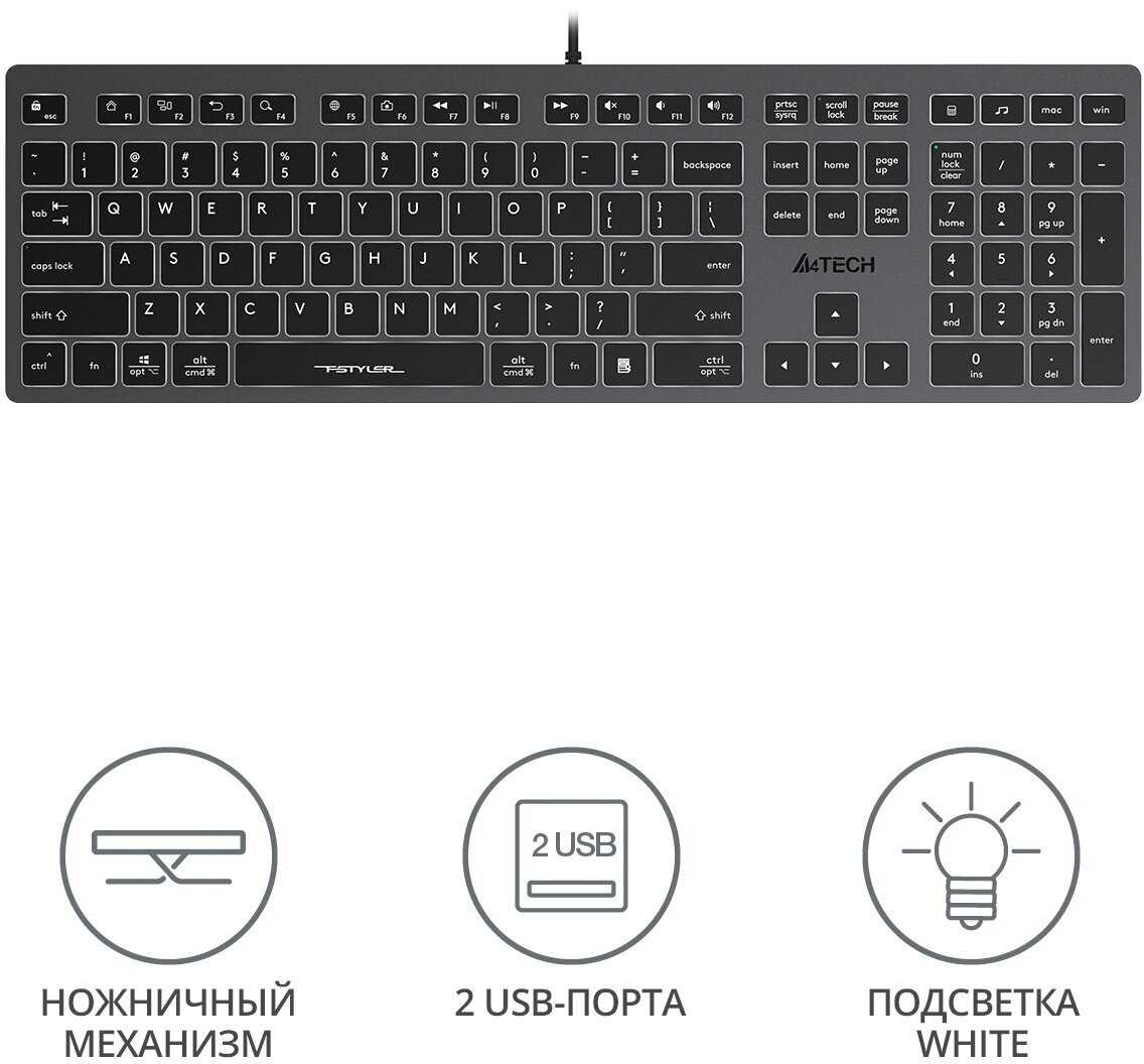 Клавиатура A4Tech Fstyler FX60H фотография 18