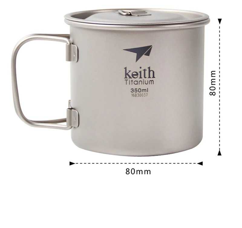 Титановая кружка Keith Ti3240 (350 мл) фотография 10