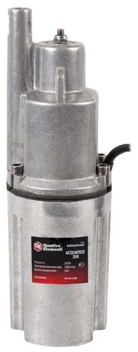 Колодезный насос Quattro Elementi Acquatico 200 (кабель 25 м) (200 Вт)