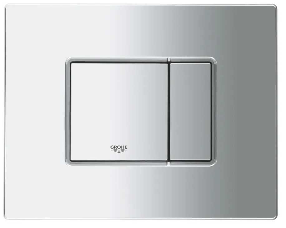 Кнопка смыва Grohe пневматическая для инсталляции Rapid SL, хром (6669200w) фотография 4