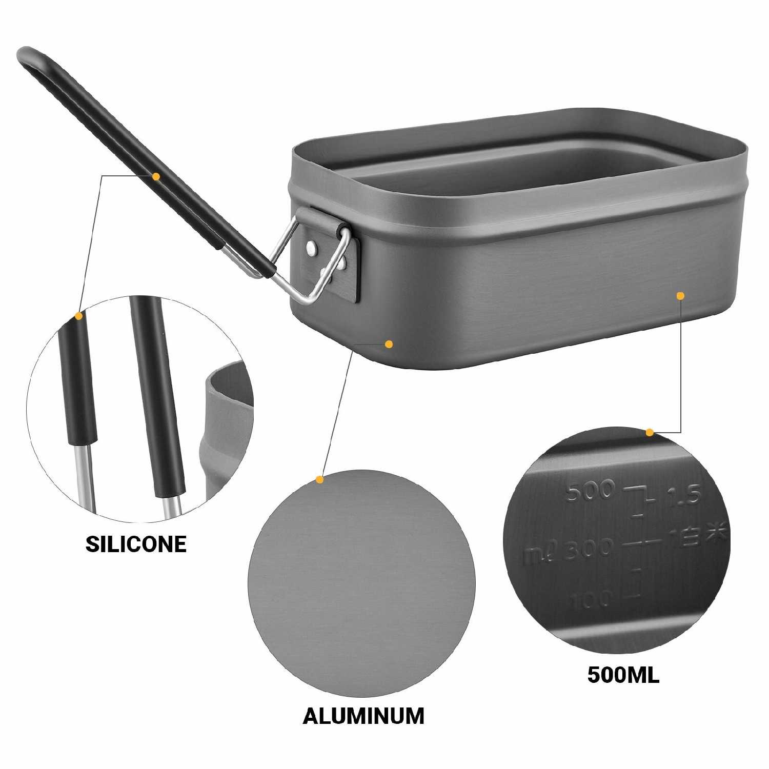 Кастрюля KingCamp Climber Mess Tin (2127) фотография 5