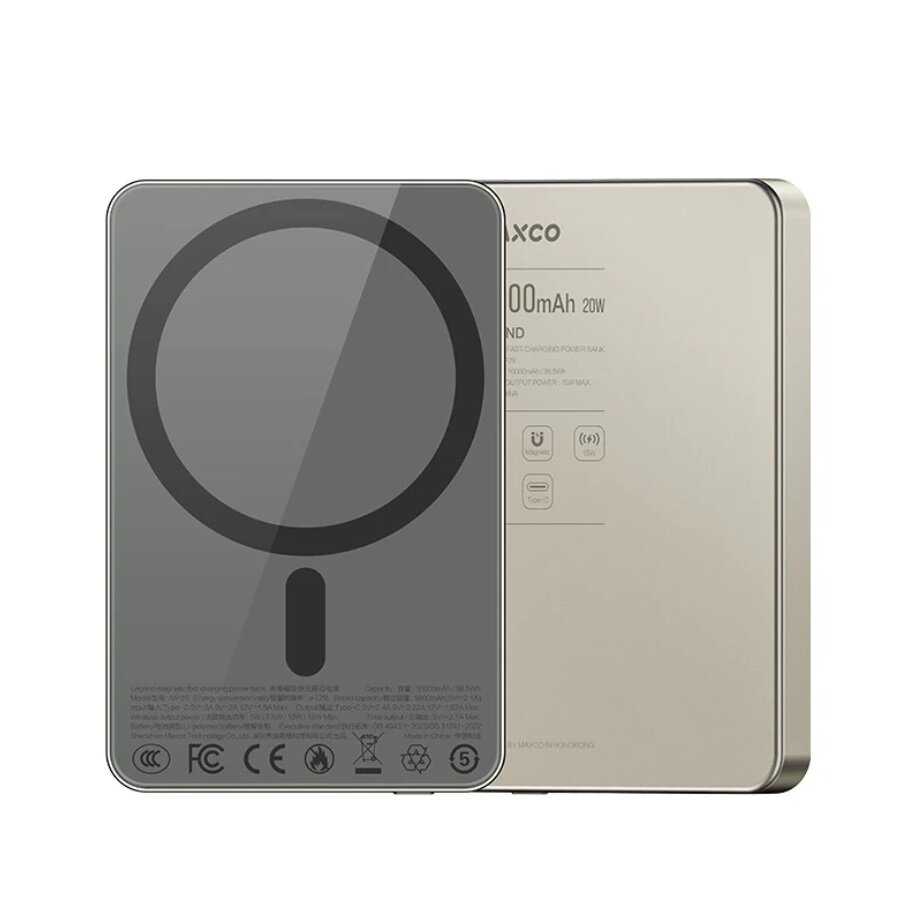 Магнитный аккумулятор MAXCO Legend Magnetic (10000 mAh) фотография 4