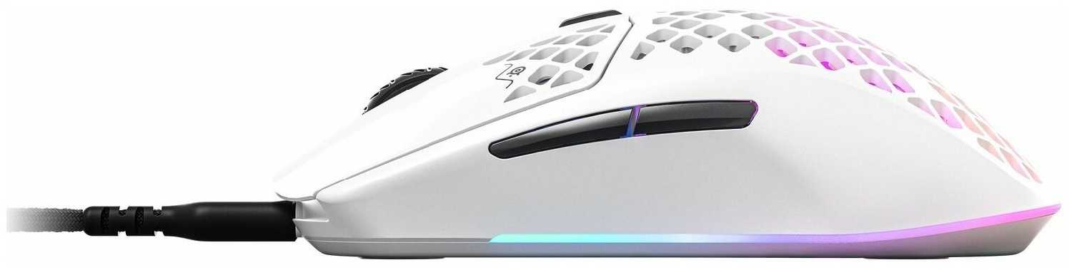 Игровая мышь SteelSeries Aerox 3 (Snow) фотография 2