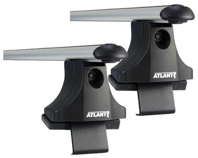 Багажник на крышу Atlant, 8828+8809+8649, аэро дуги 1,26м на Киа Соул (без рейлингов) 2014-2019, арт:214750 фотография 1