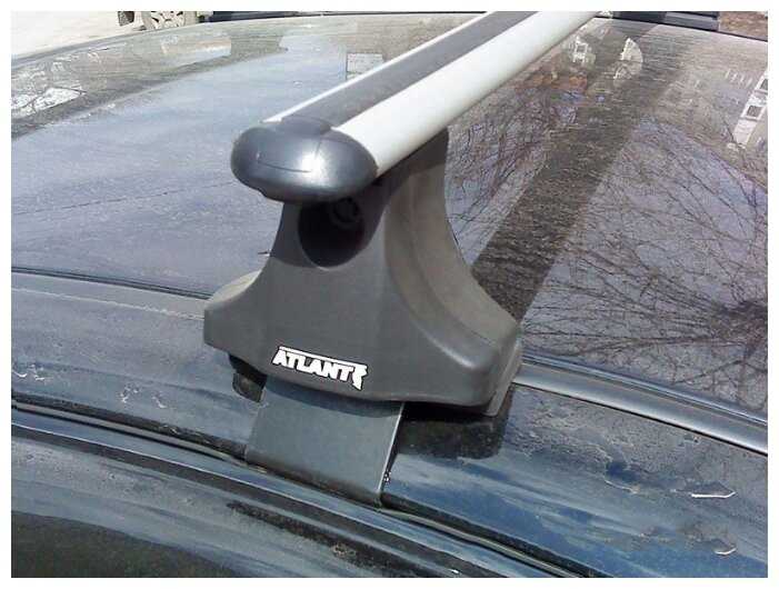 Багажник на крышу Atlant, 8828+8809+8649, аэро дуги 1,26м на Киа Соул (без рейлингов) 2014-2019, арт:214750 фотография 2
