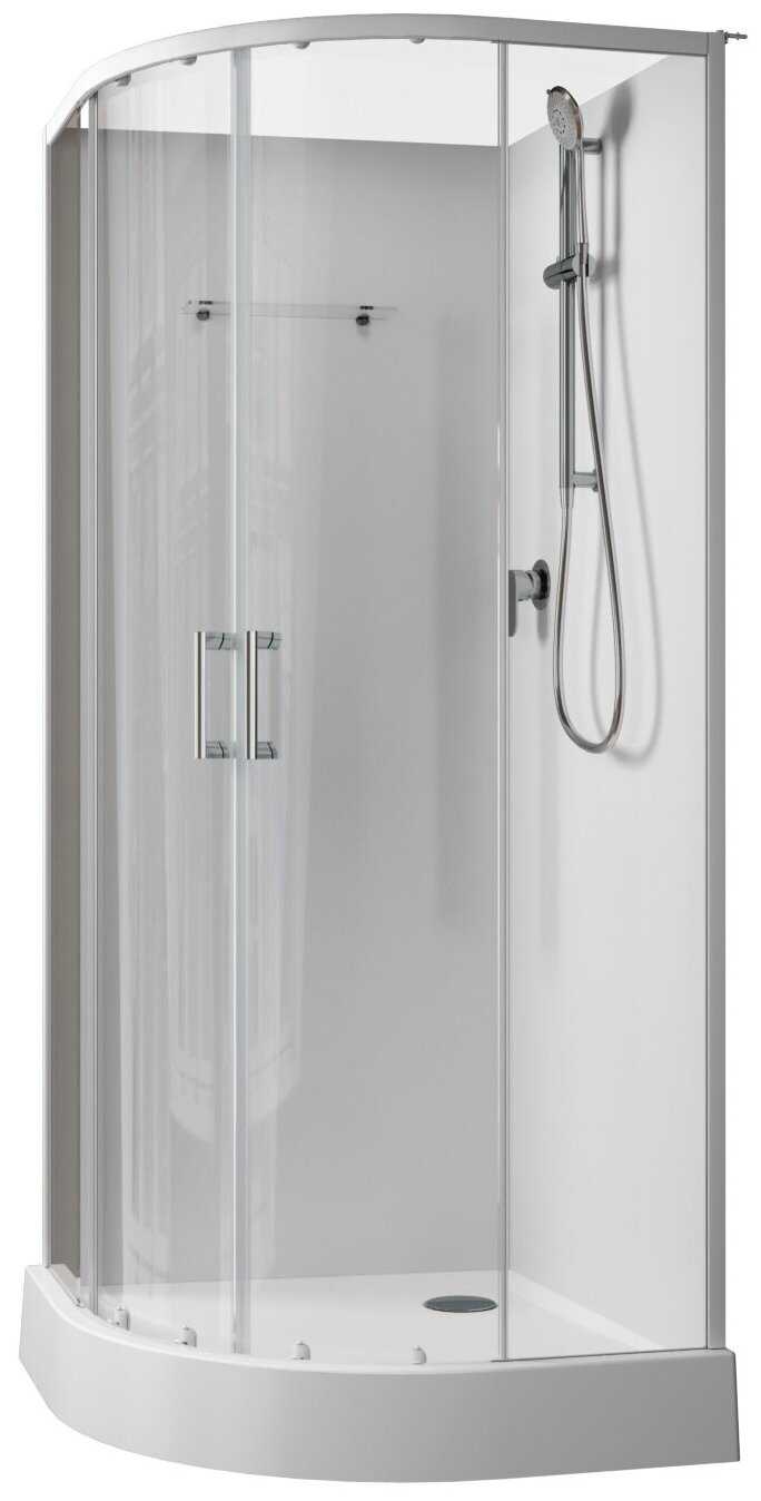 Душевая кабина Aquanet Passion EVO R white 90x90 набор 1 фотография 2