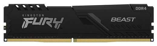 Оперативная память Kingston FURY Beast 4 ГБ DDR4 3200 МГц DIMM CL16 KF432C16BB/4 фотография 1