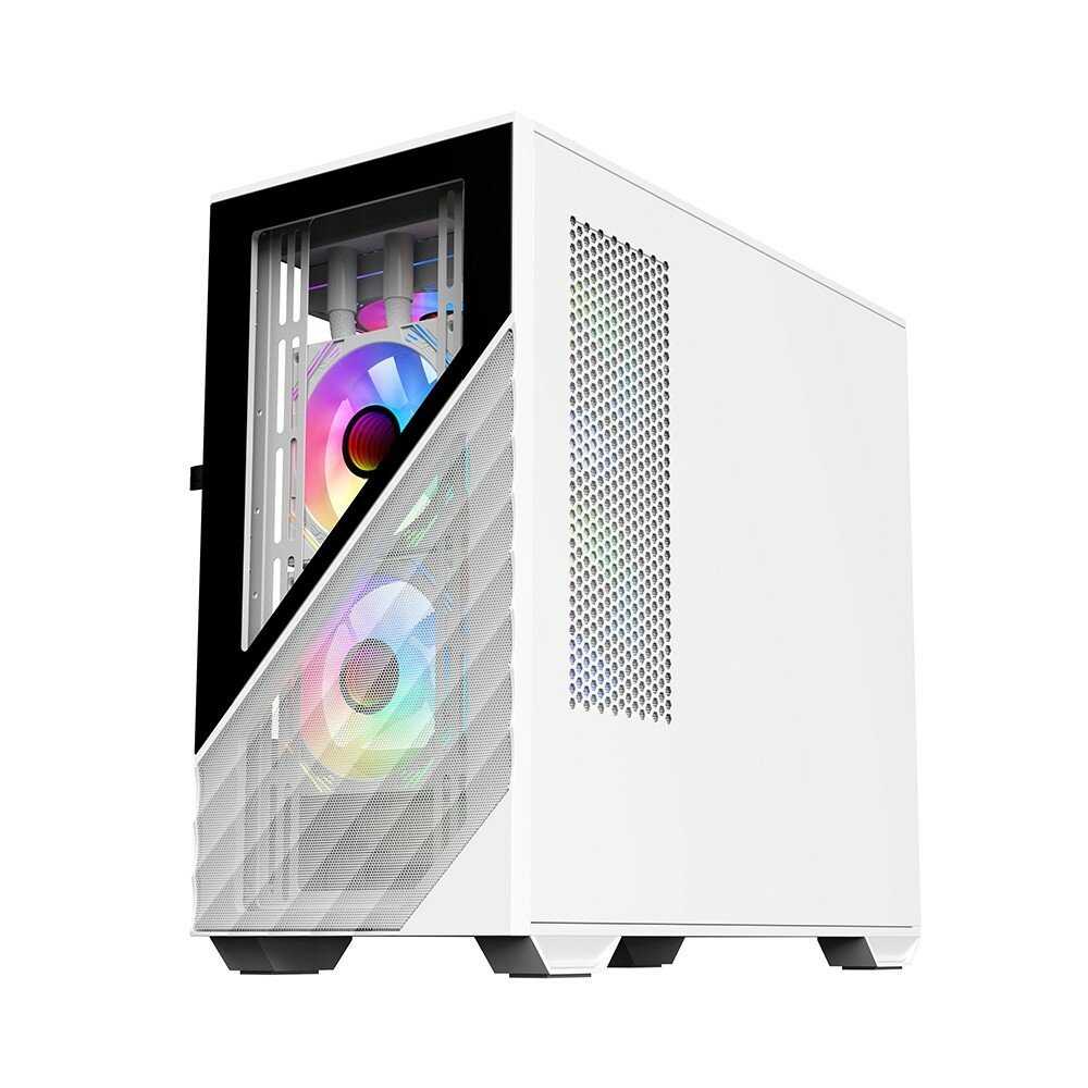 Корпус 1STPLAYER DK D7 mATX 3x120mm LED fans (D7-WH-3F1-W) фотография 10