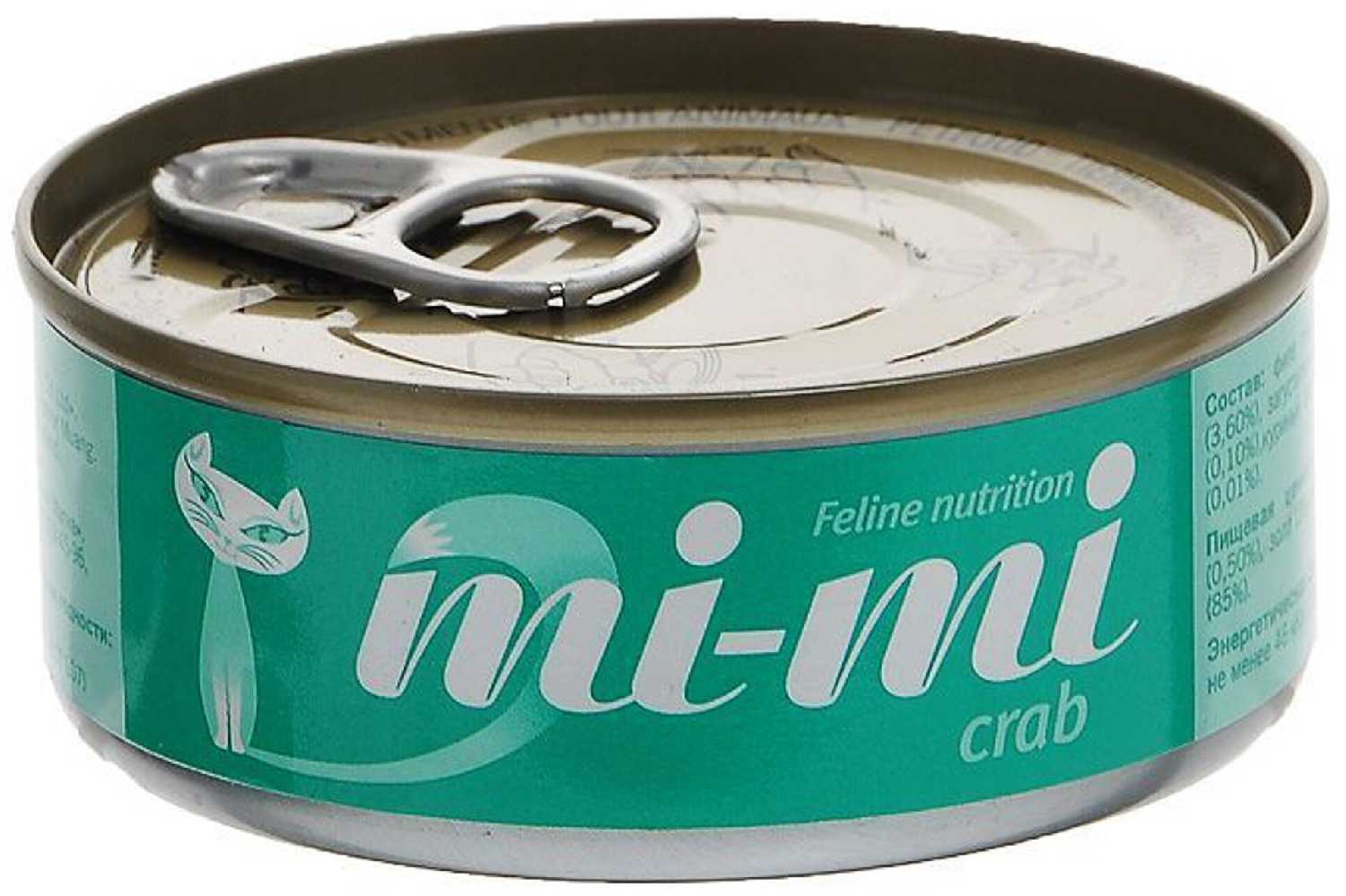 Корм для кошек и котят Mi-Mi беззерновой с тунцом и мясом краба фотография 1