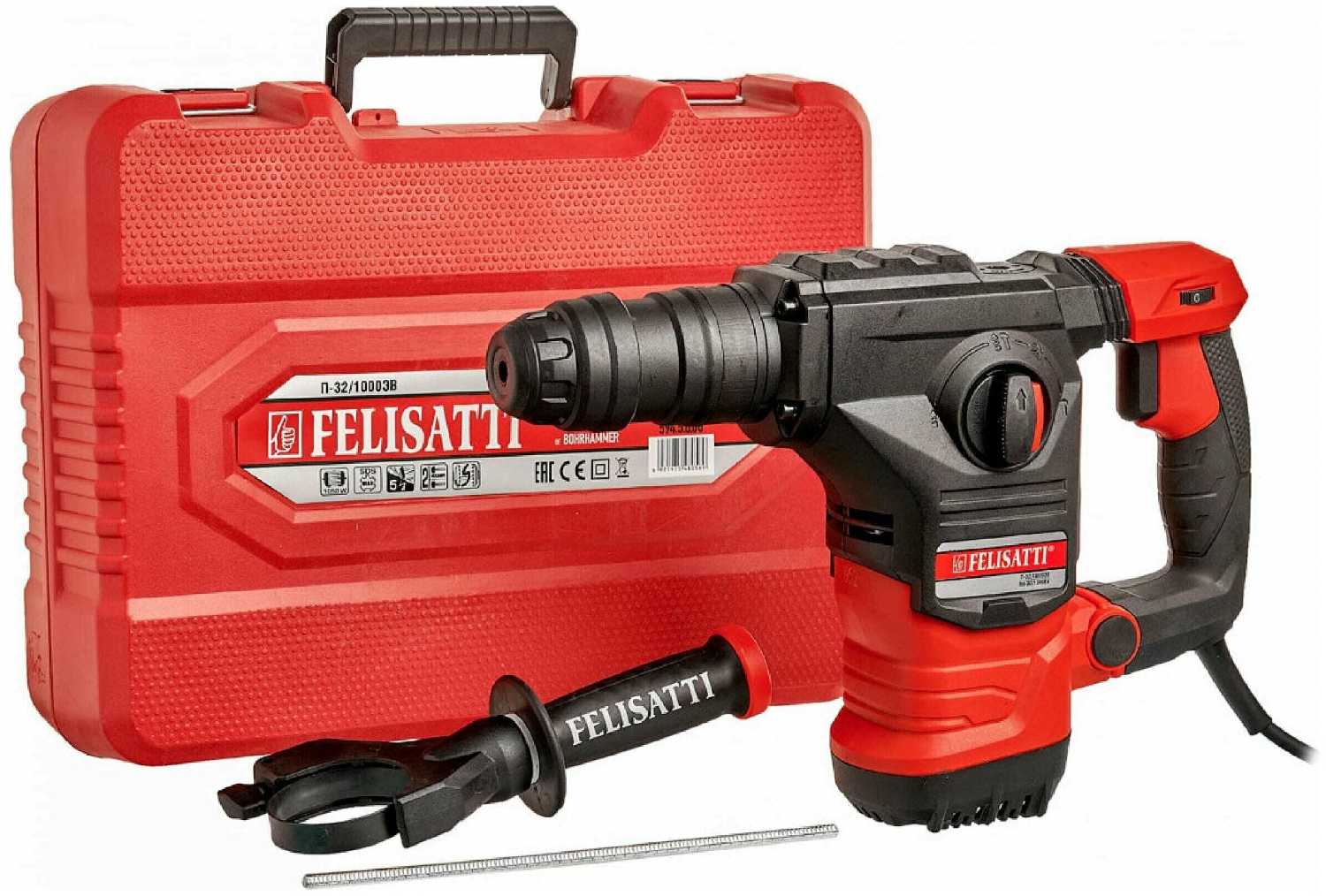 Перфоратор Felisatti П-32/1000ЭВ, 1000 Вт фотография 6