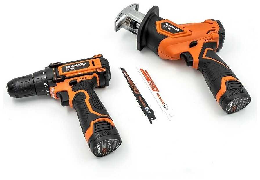 Набор аккумуляторного электроинструмента Daewoo Power Products DGA 1220Li Set фотография 1