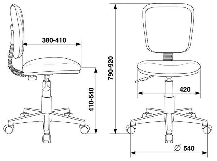 Компьютерное кресло Бюрократ CH-204NX офисное фотография 16