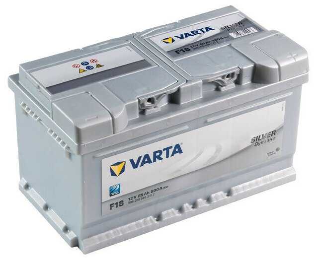 Автомобильный аккумулятор VARTA Silver Dynamic F18, 585 200 080 315х175х175 фотография 5