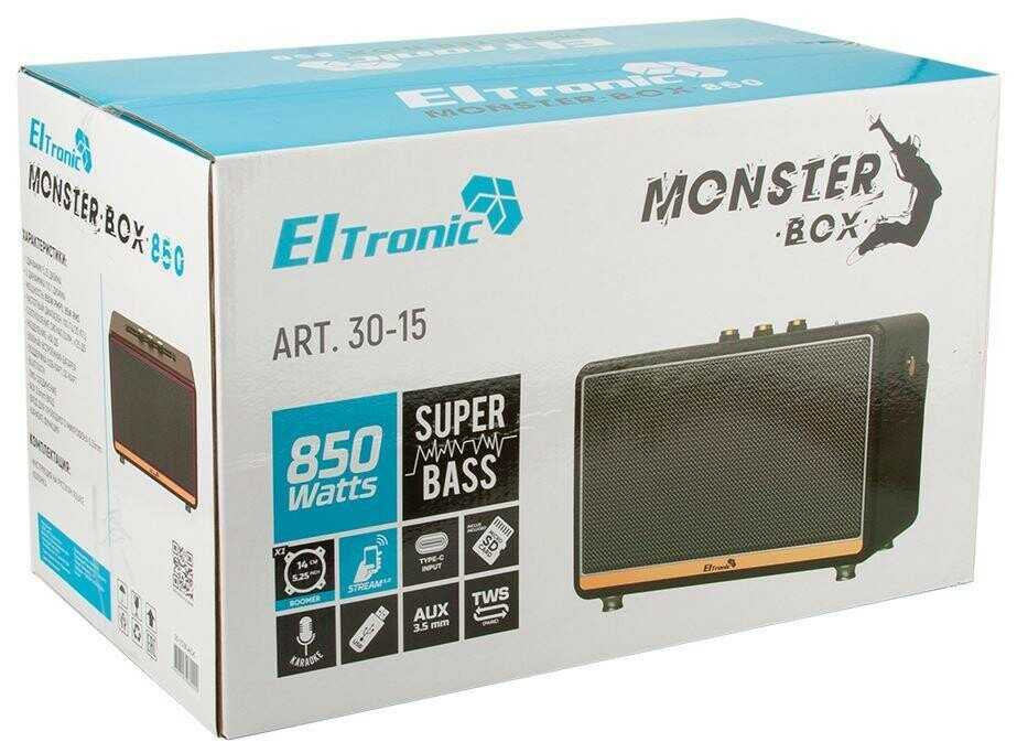 Колонка ELTRONIC MONSTER BOX 850 (30-15) фотография 28