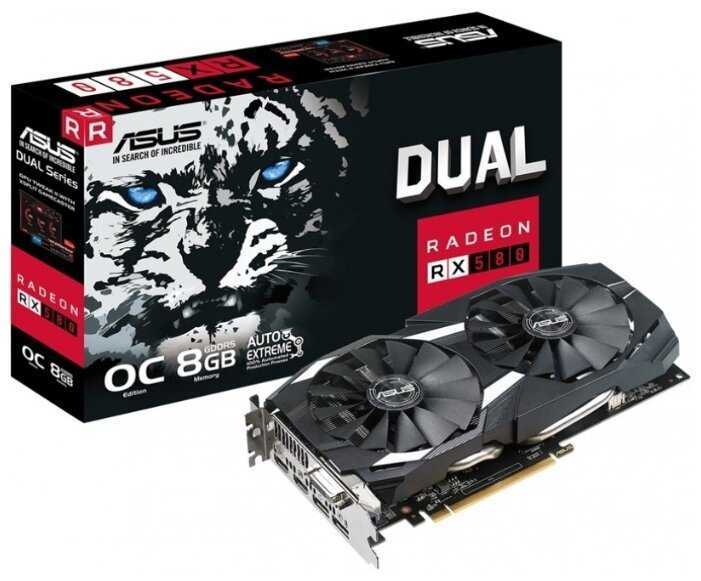 Видеокарта ASUS DUAL Radeon RX 580 OC 8GB (DUAL-RX580-O8G) фотография 5