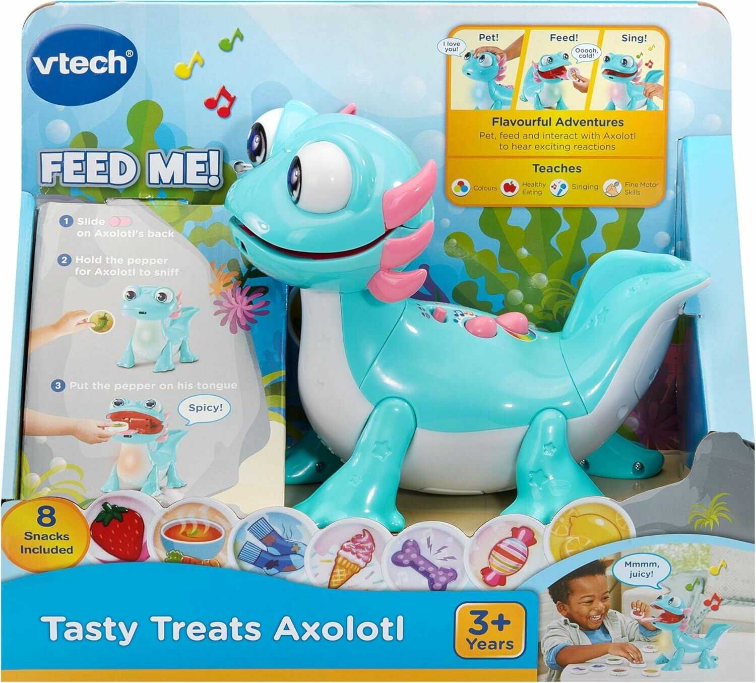 Интерактивная игрушка VTech Tasty Treats Axolotl фотография 1