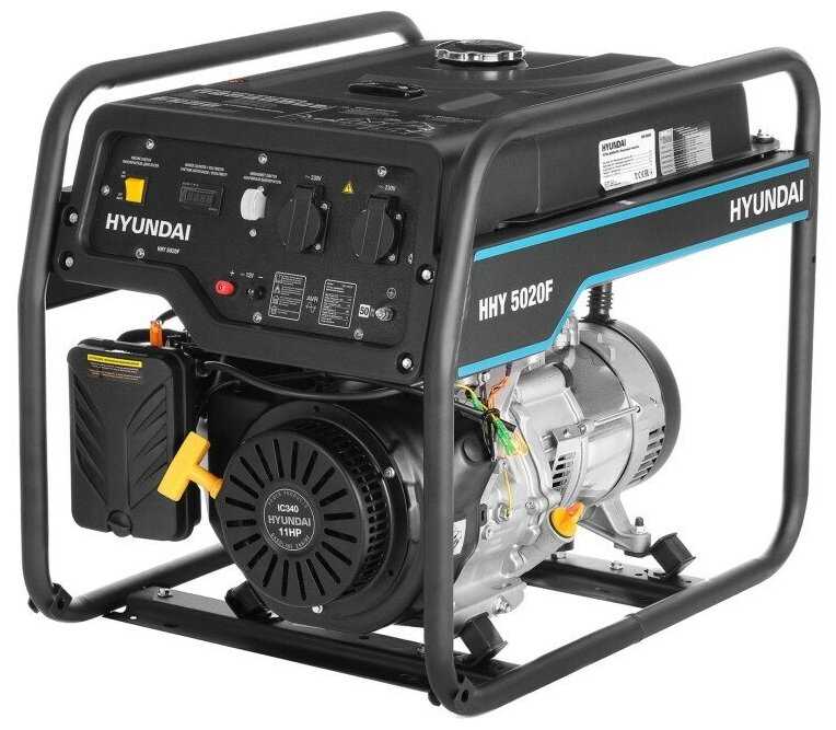 Бензиновый генератор HYUNDAI HHY 5020F фотография 1