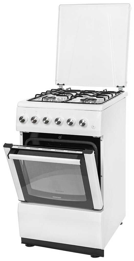 Газовая плита NORDFROST GG 5061 W (50 литров, авторозжиг конфорок, газ-контроль духовки) фотография 27