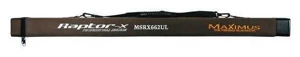 Спиннинг Maximus RAPTOR-X 662UL 198см 1-7гр + тубус фотография 2