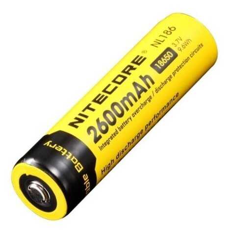 Аккумулятор Li-Ion 2600 мА·ч 3.7 В Nitecore NL1826/NL186 фотография 1