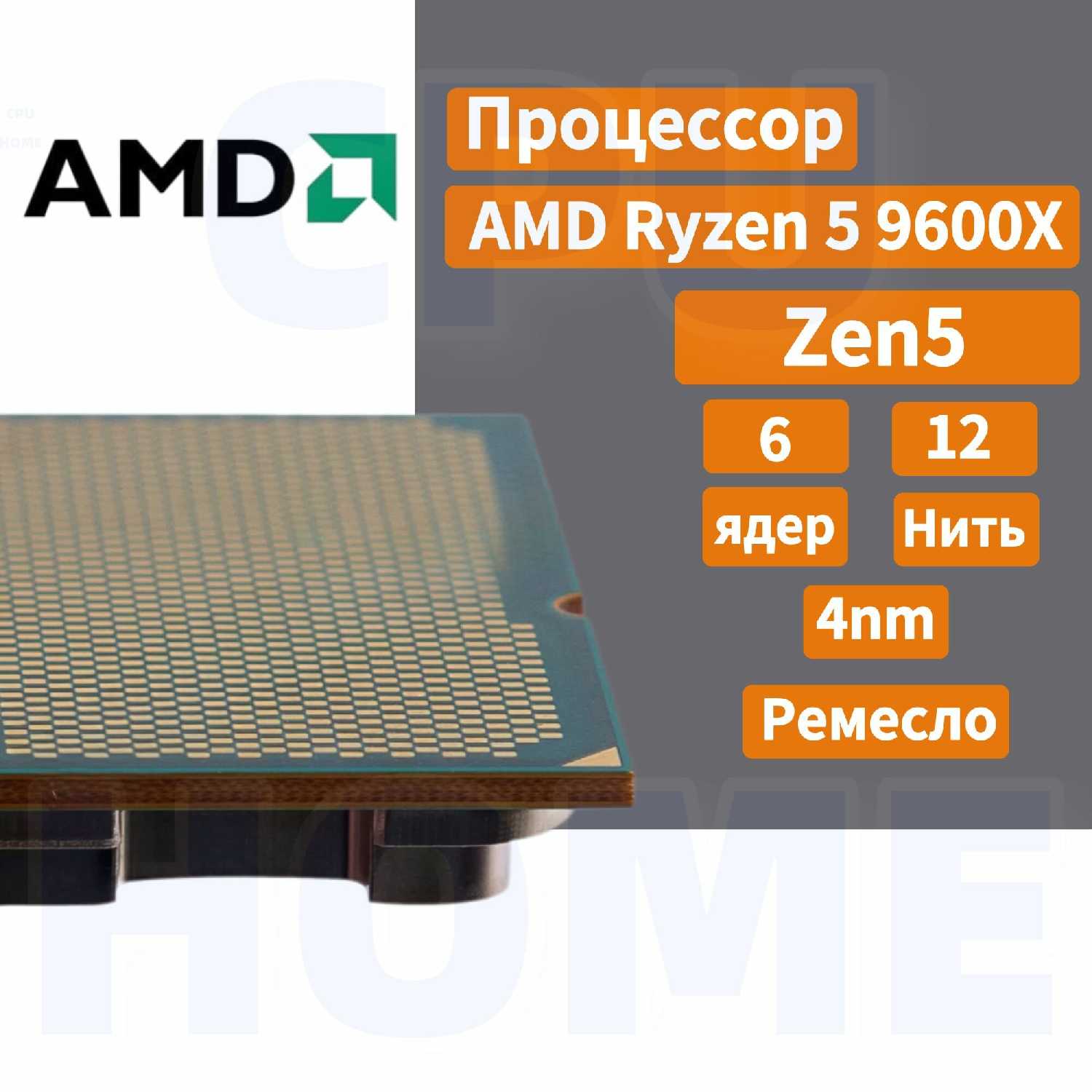 Процессор AMD Ryzen 5 9600X AM5 фотография 7