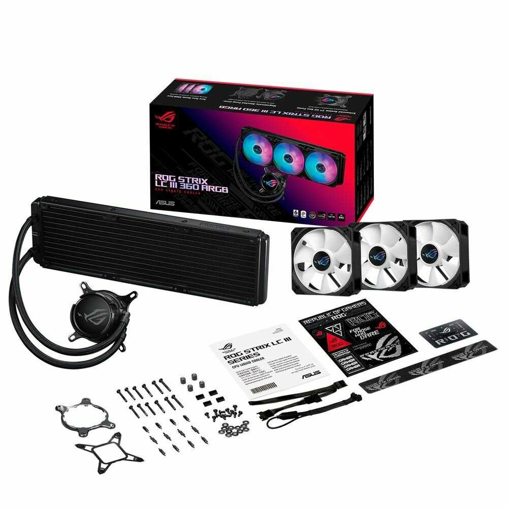 Жидкостная система охлаждения ASUS ROG STRIX LC III 360 ARGB (SIGRID V2) фотография 4