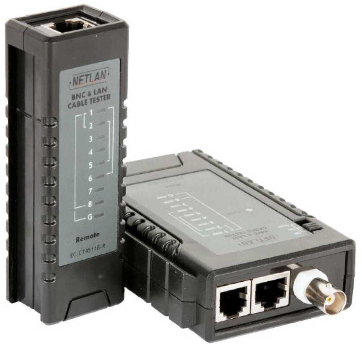 Тестер витой пары NETLAN Тестер витой пары (EC-CT4511PE) фотография 4