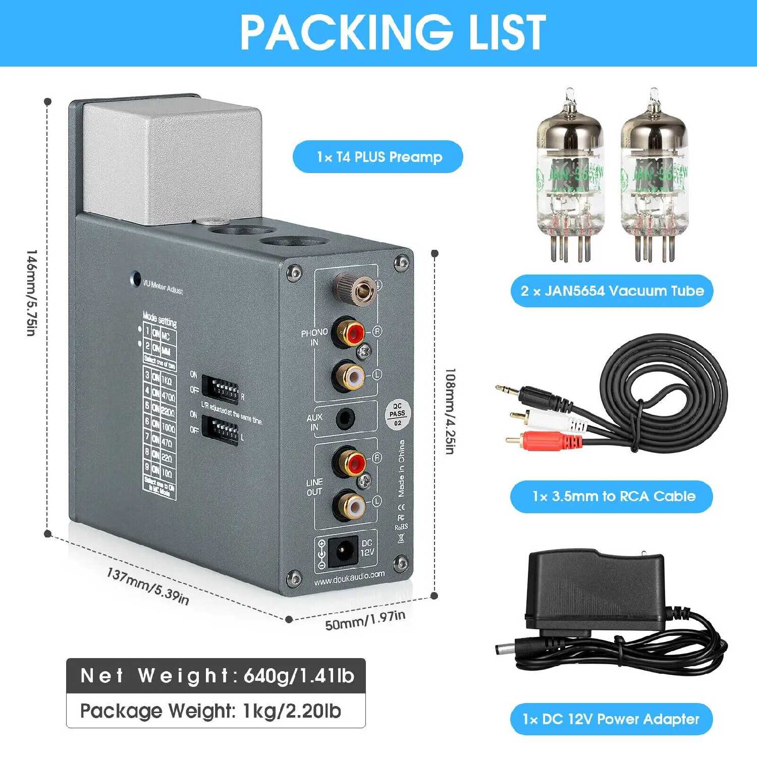 Ламповый предусилитель Douk Audio T4 Plus фотография 6