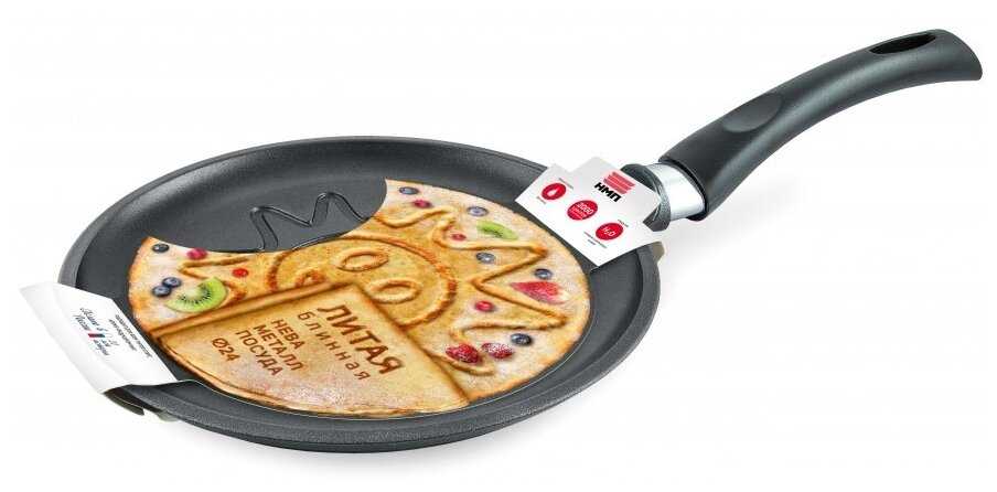 Сковорода блинная НЕВА МЕТАЛЛ ПОСУДА Солнце фотография 3