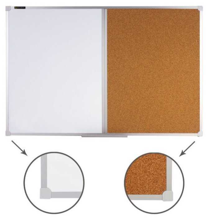 Доска магнитно-маркерно-пробковая BRAUBERG 236864 фотография 1