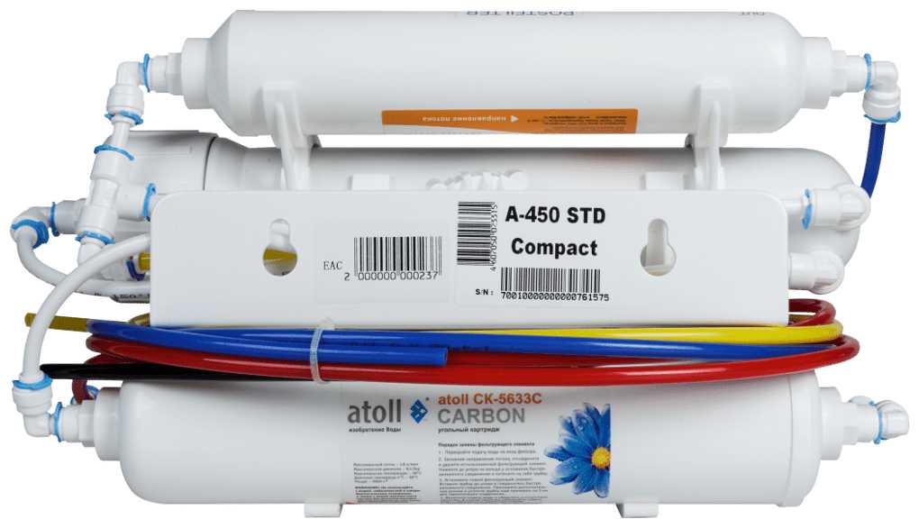 Фильтр под мойкой Atoll A-450 STDA Compact 1/2” с обратным осмосом фотография 6