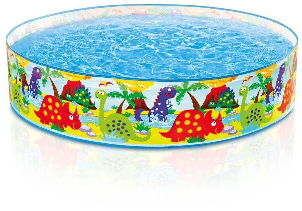 Детский бассейн Intex Happy Animals Clearview Snapset (58474) фотография 2