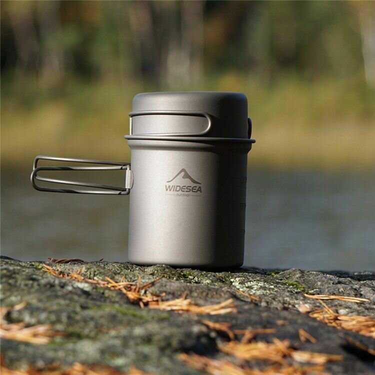 Посуда для пикника Widesea Котелок с крышкой фотография 3