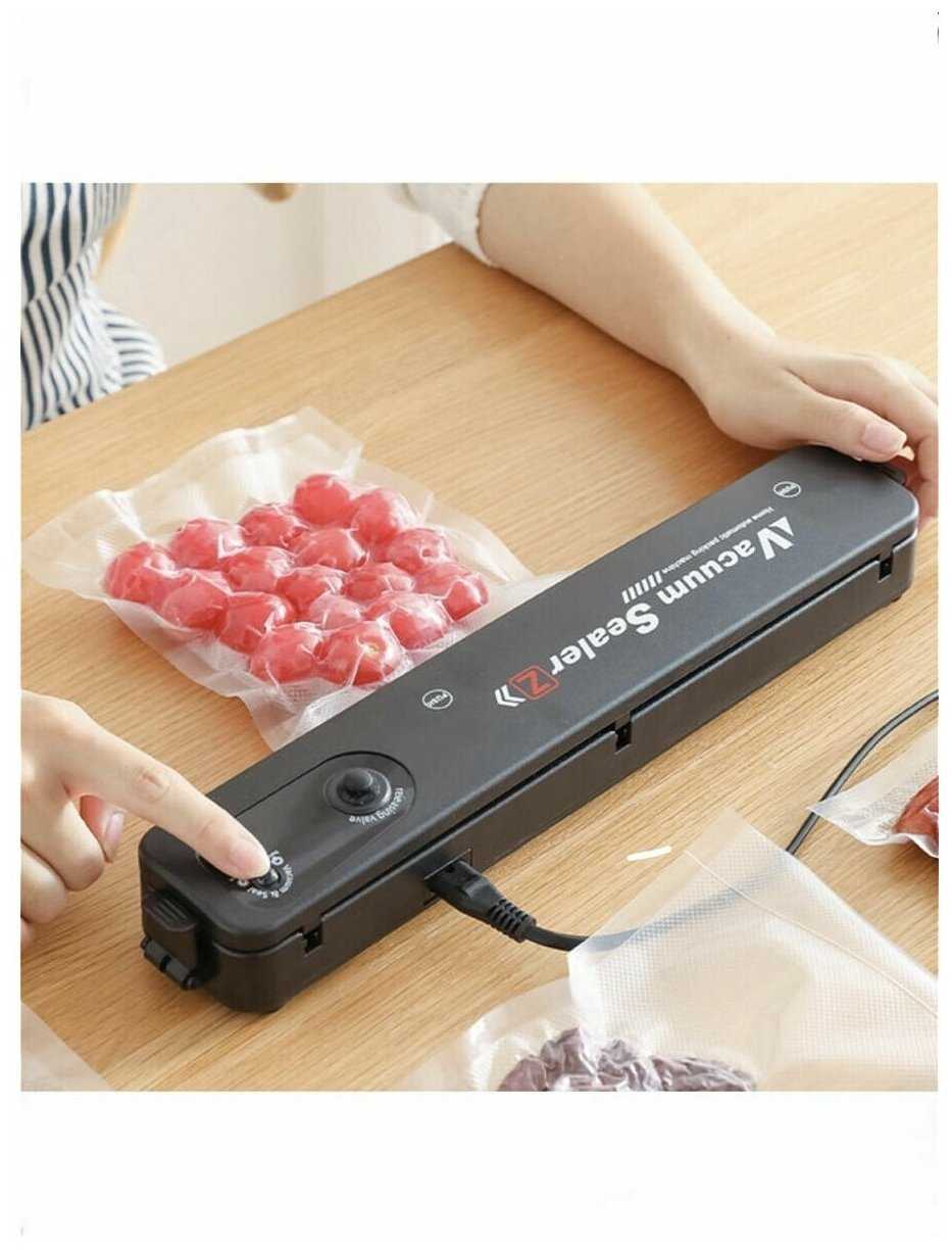 Вакуумный упаковщик Vacuum Sealer Упаковщик для продуктов фотография 7