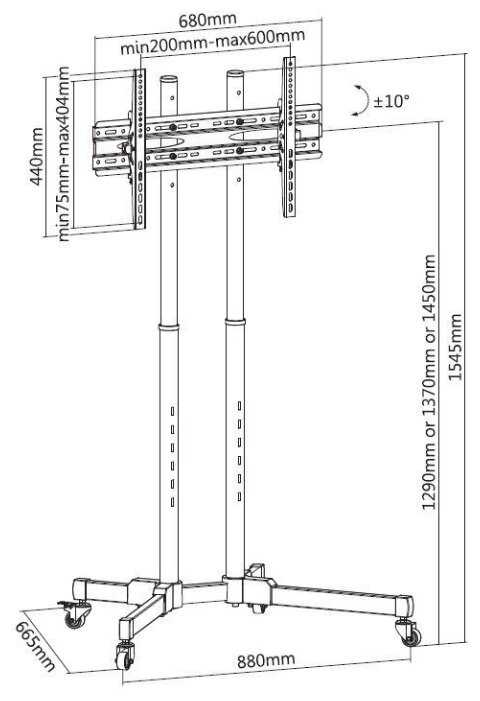Стойка ITECHmount T1028TE фотография 1