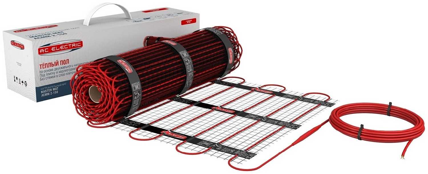Нагревательный мат AC Electric ACMM 2-150-5 150 Вт/м2