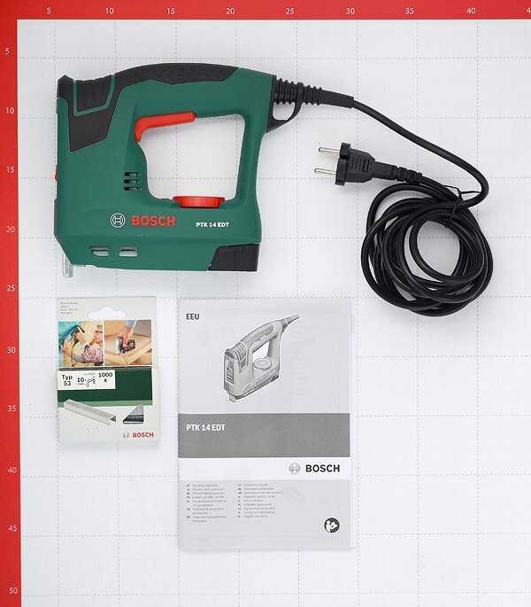 Скобозабивной пистолет BOSCH PTK 14 EDT (0.603.265.520) фотография 15
